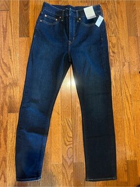 GAP Women's Slim Jeans in Dark Blue Denim